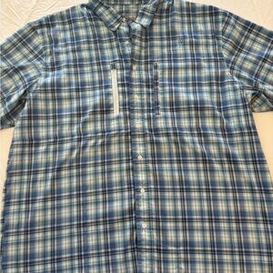 Blue Plaid Men's Shirt